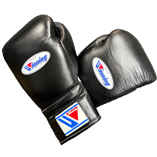 MS-400 12oz Black - Winning Boxing Gloves